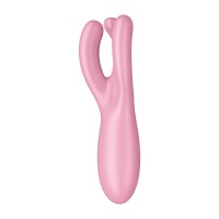 Satisfyer Threesome 4 - okos csiklóvibrátor (pink) 89130 termék bemutató kép