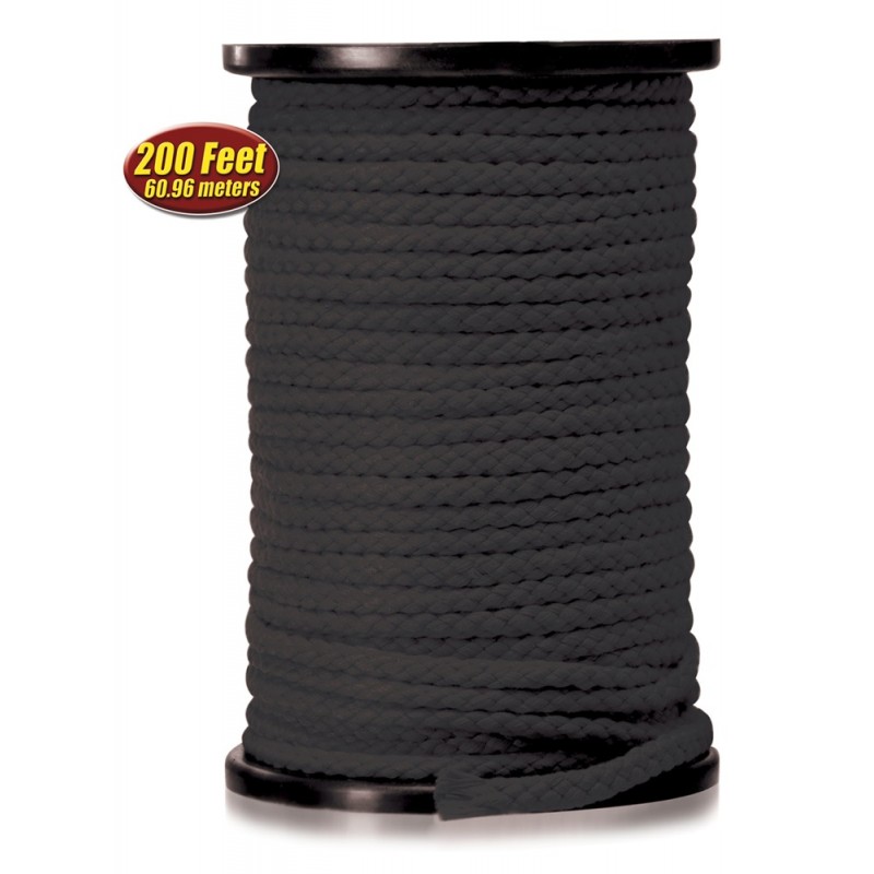 Fetish Bondage kötél - 60m (fekete) 72562 termék bemutató kép