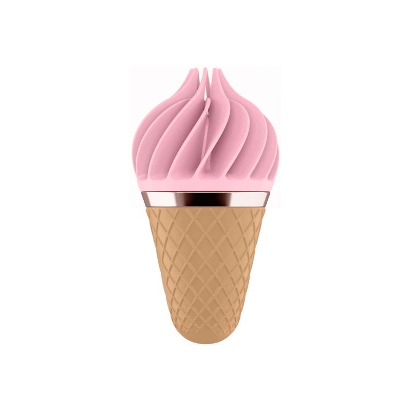 Satisfyer Sweet Treat - akkus, forgó csiklóvibrátor (pink-barna) 38580 termék bemutató kép