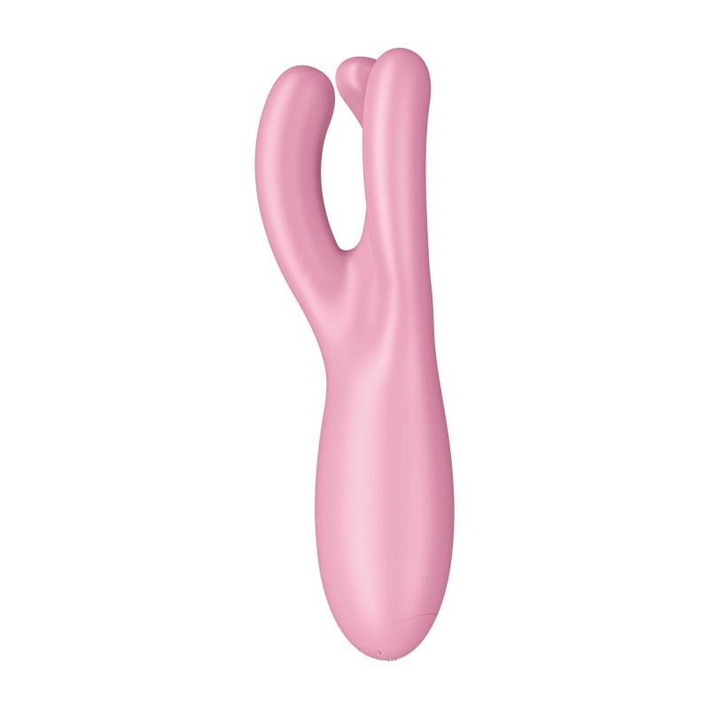 Satisfyer Threesome 4 - okos csiklóvibrátor (pink) 89130 termék bemutató kép