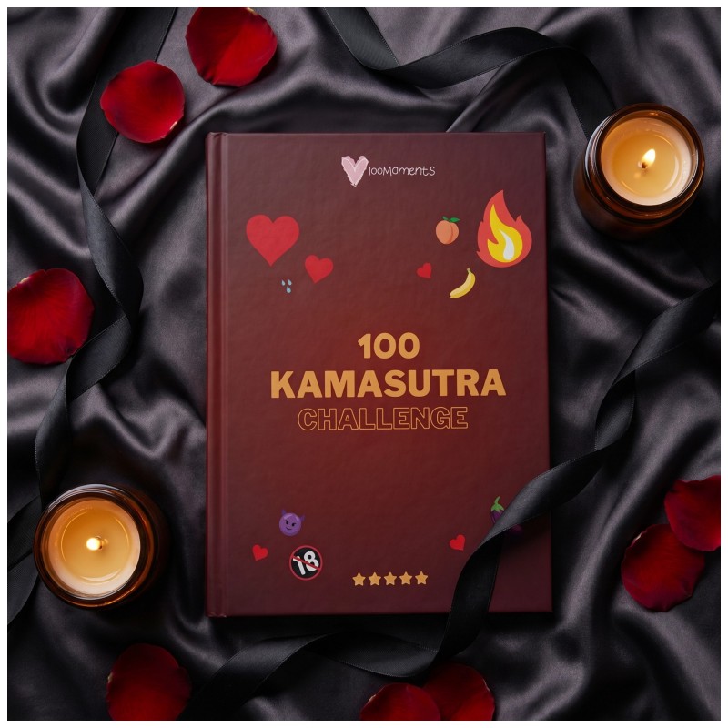 100Moments 100 Kamasutra Challenge - kaparós szexpóz könyv pároknak 171675 termék bemutató kép