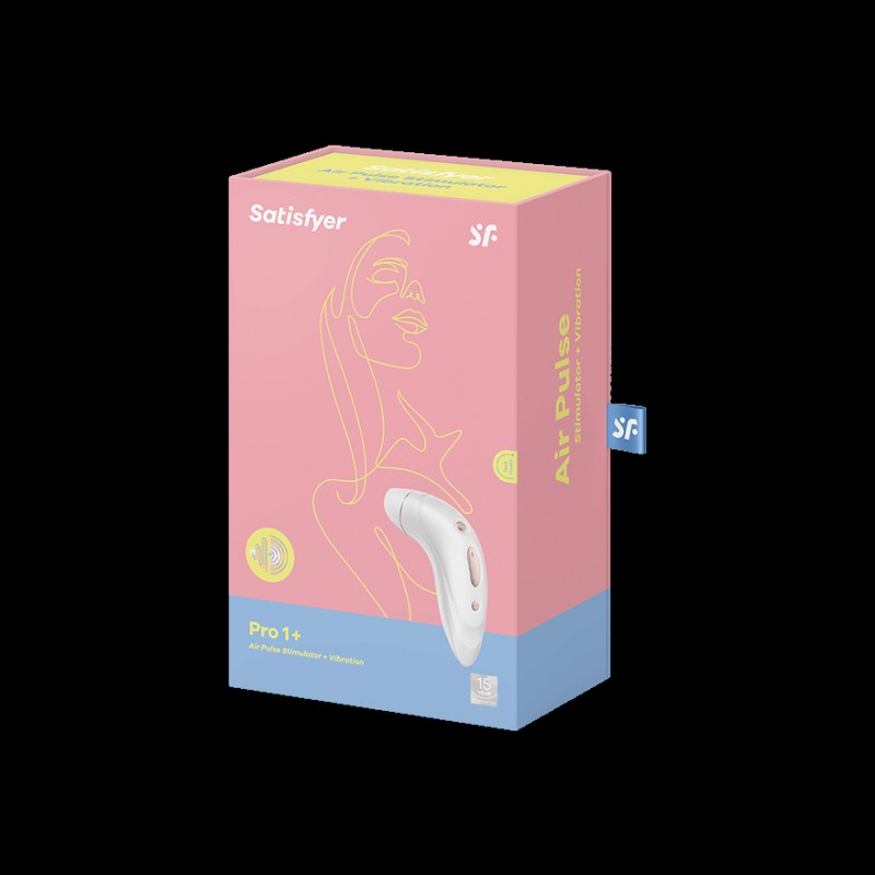 Satisfyer Pro Plus - akkus, vibráló csiklóizgató (fehér) 43590 termék bemutató kép