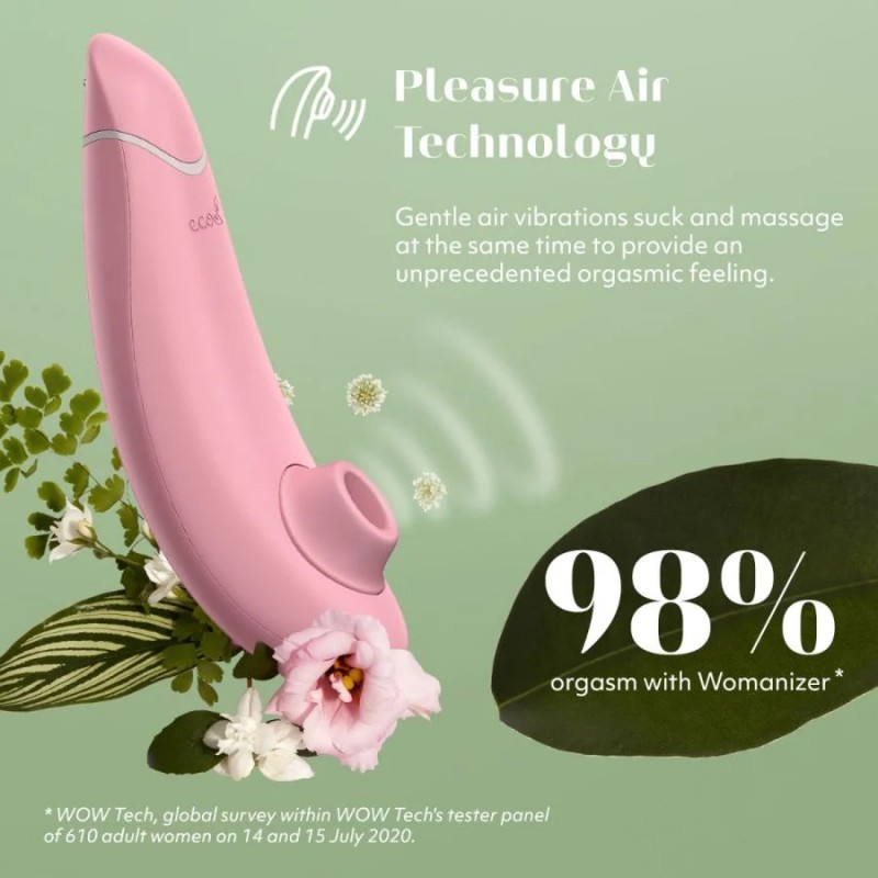 Womanizer Premium Eco - akkus csiklóizgató (pink) 73304 termék bemutató kép