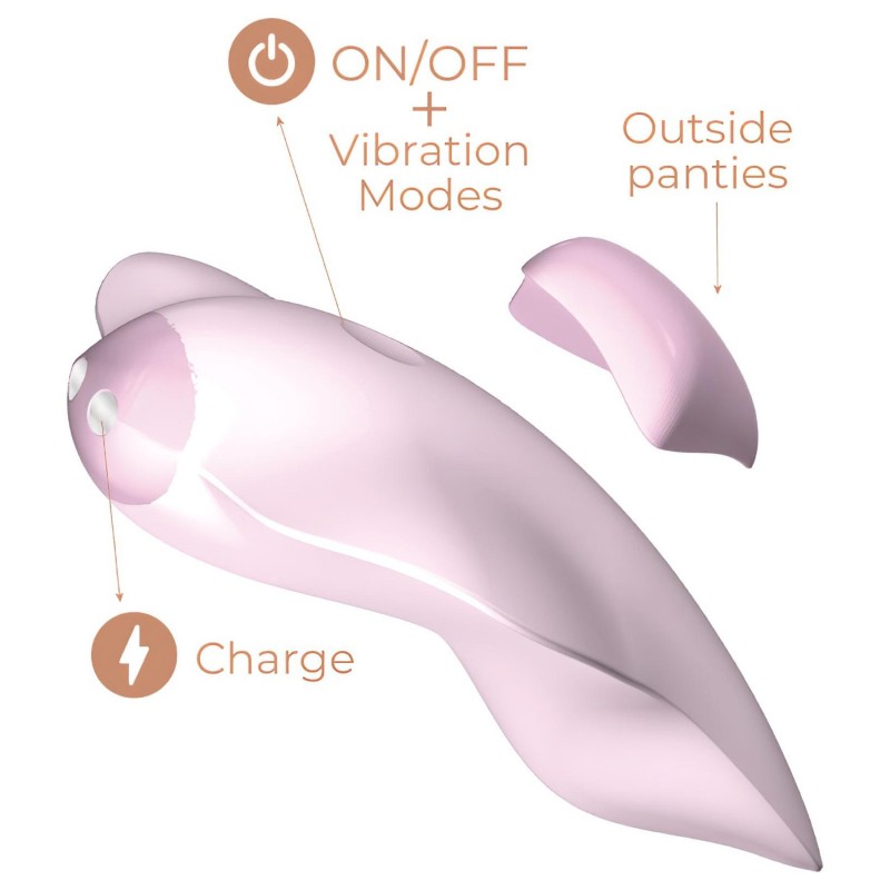 Adrien Lastic Temptation - App-vezérelt csiklóvibrátor (pink) 147000 termék bemutató kép