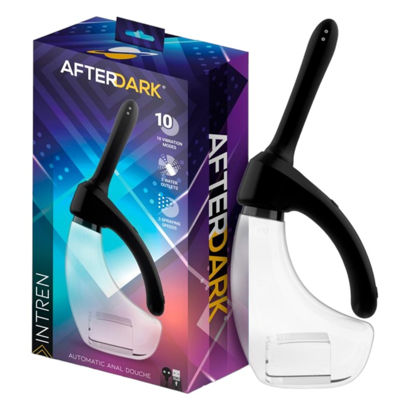 Afterdark - automata, vibrációs anál tisztító és intim zuhany (átlátszó) 93527 termék bemutató kép