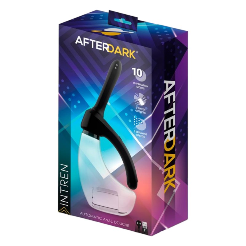 Afterdark - automata, vibrációs anál tisztító és intim zuhany (átlátszó) 93533 termék bemutató kép