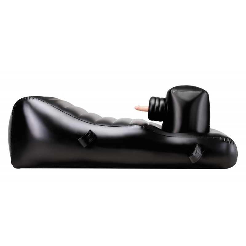Louisiana Lounger - szexgép beépített vibrátorral (fekete) 9541 termék bemutató kép