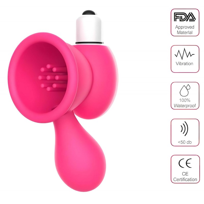 Aixiasia Bobo - vibráló mellszívó (pink) 151288 termék bemutató kép