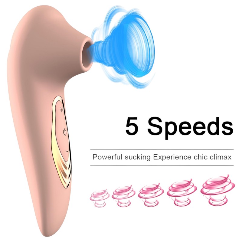AlvUp - léghullámos csiklóizgató vibrátor (pink) 125978 termék bemutató kép