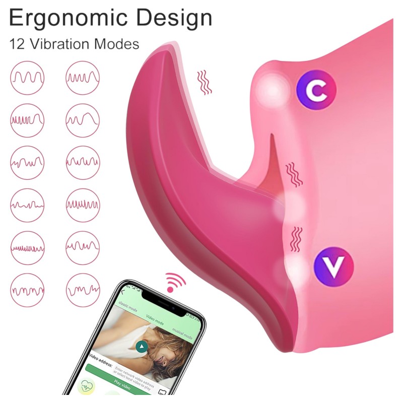 AlvUp - okos bugyivibrátor (pink) 126027 termék bemutató kép