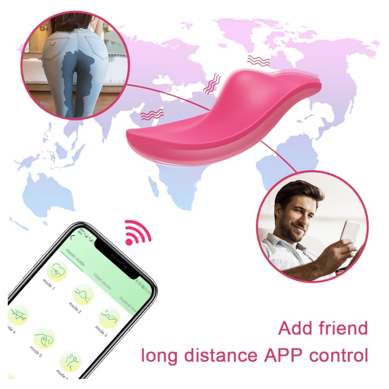 AlvUp - okos bugyivibrátor (pink) 126028 termék bemutató kép