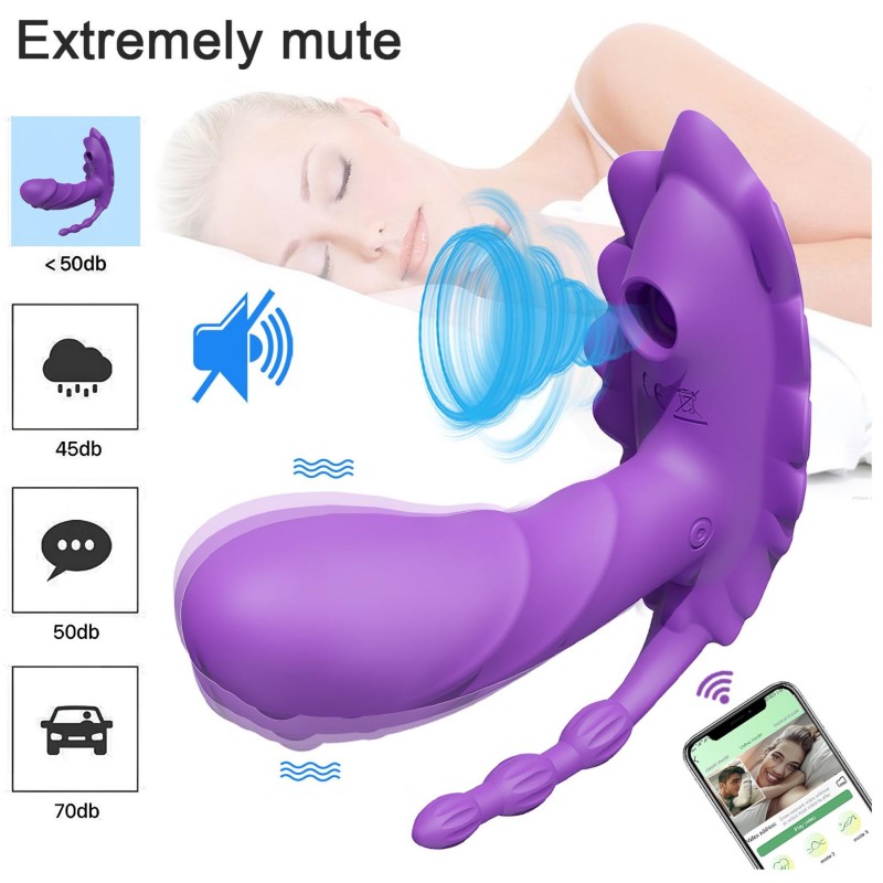 AlvUp - oks, szívó rezgő, hordható vibrátor (lila) 126043 termék bemutató kép