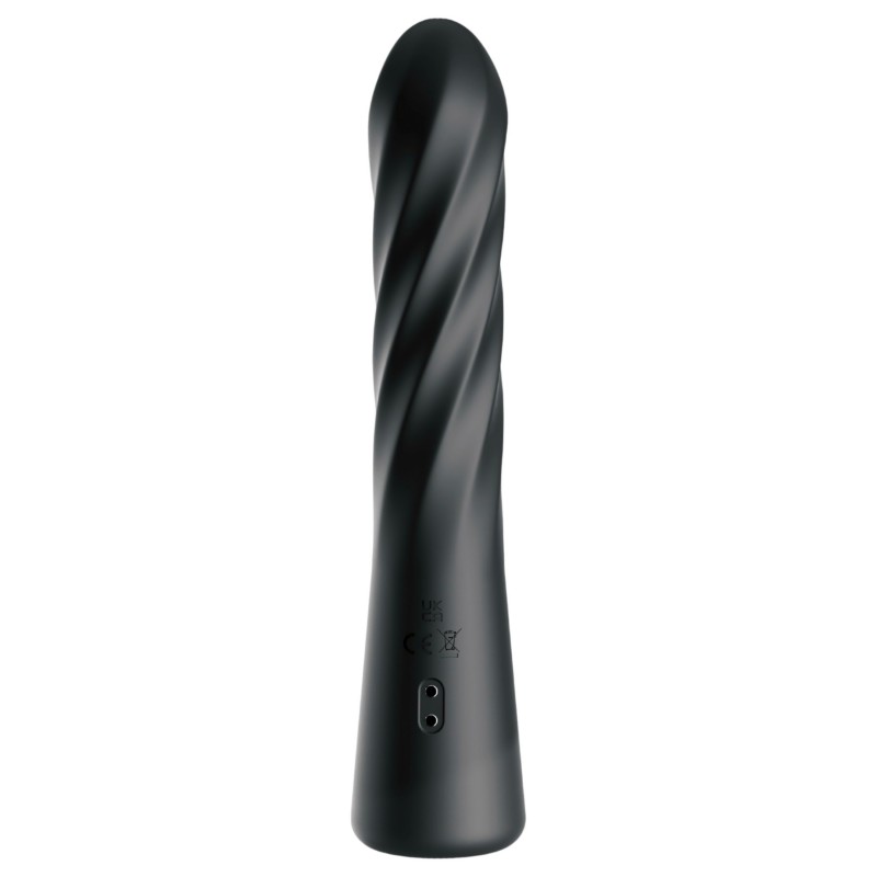 Anal Fantasy Twist Ecstasy - forgó-lökő anál vibrátor (fekete) 148470 termék bemutató kép