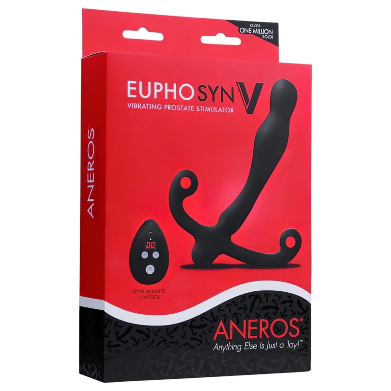 Aneros Eupho Syn V - prosztata vibrátor távirányítóval (fekete) 123390 termék bemutató kép