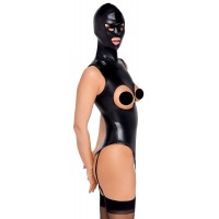 Bad Kitty - alul-felül nyitott body fejmaszkkal (fekete) 90587 termék bemutató kép