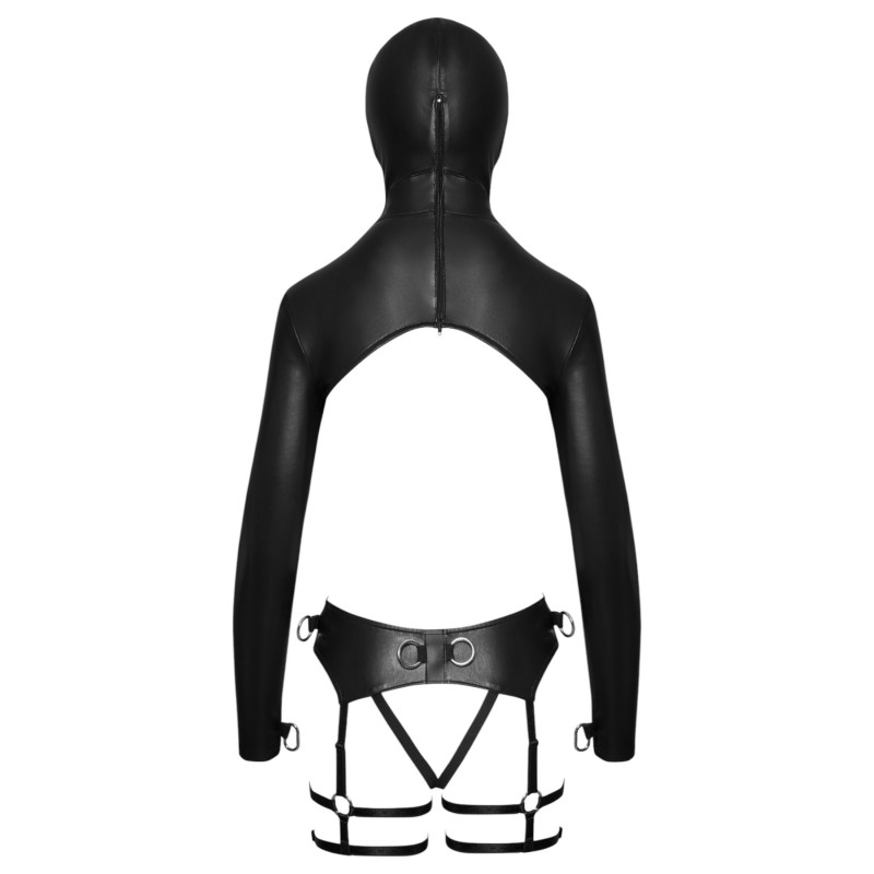 Bad Kitty - BDSM fehérnemű szett (fekete) 116229 termék bemutató kép