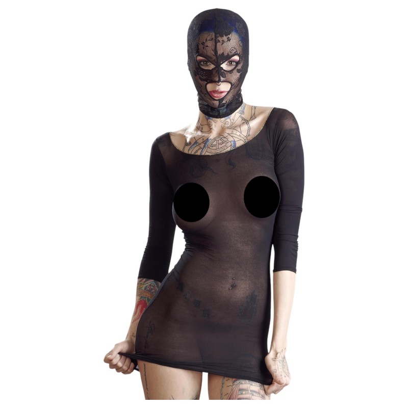 Bad Kitty - csipke szopó maszk 105461 termék bemutató kép