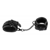 Bad Kitty - drágakőmintás láncos csuklóbilincs (fekete) 20986 termék bemutató kép