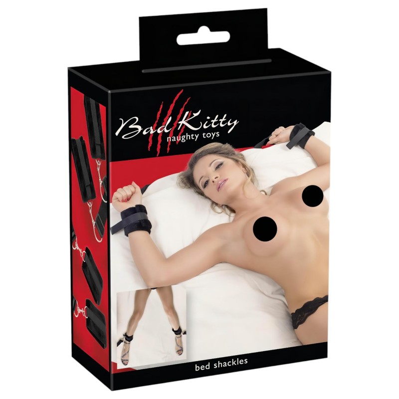 Bad Kitty - plüss ágyhoz kötöző szett (5 részes) 105607 termék bemutató kép