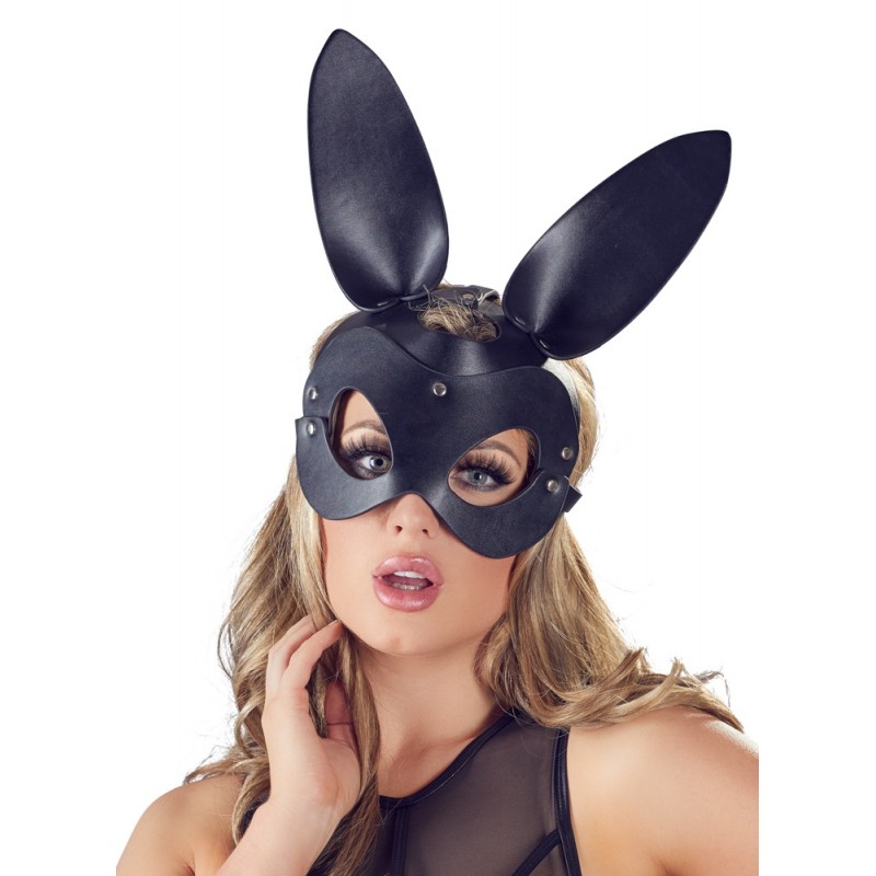 Bad Kitty - vadóc nyuszi maszk fülekkel (fekete) 45270 termék bemutató kép