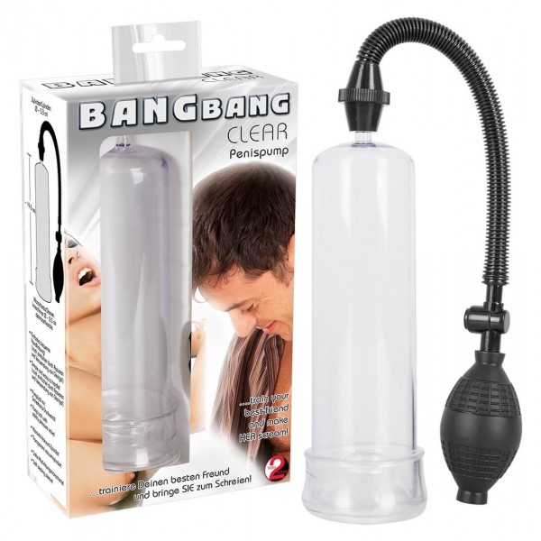 Bang Bang péniszpumpa - átlátszó