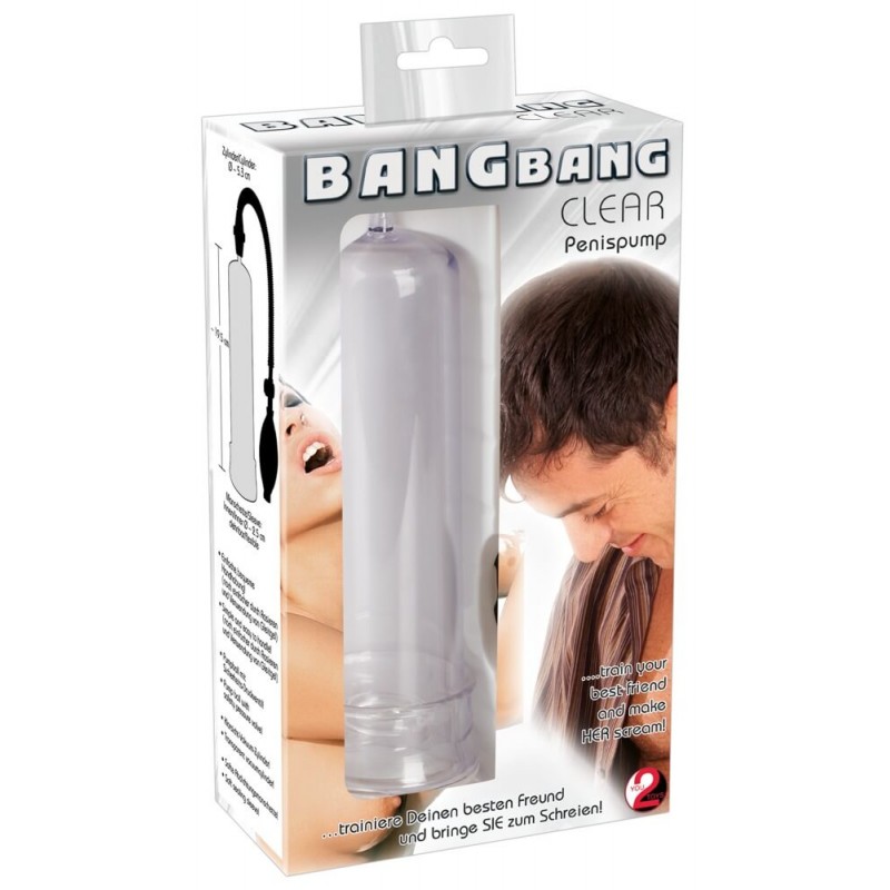 Bang Bang péniszpumpa - átlátszó 55309 termék bemutató kép