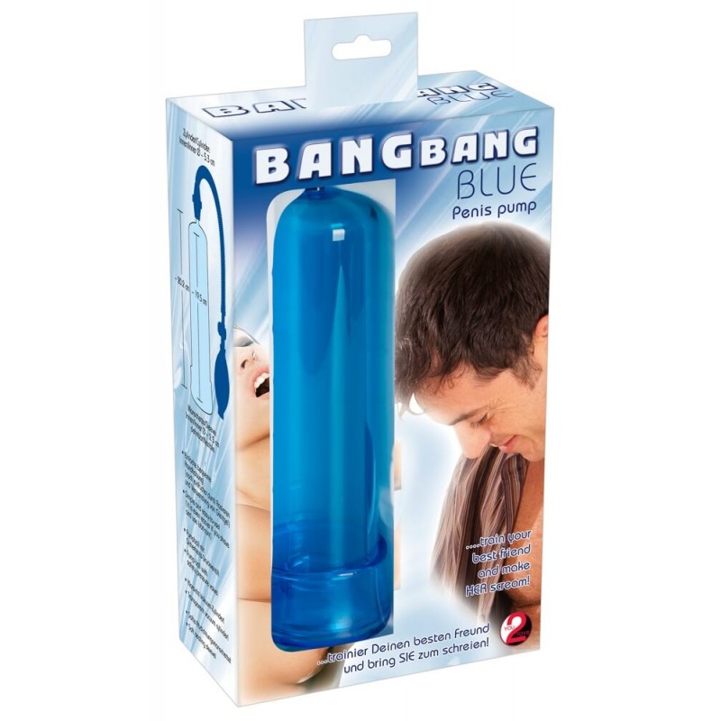 Bang Bang péniszpumpa - kék 55307 termék bemutató kép