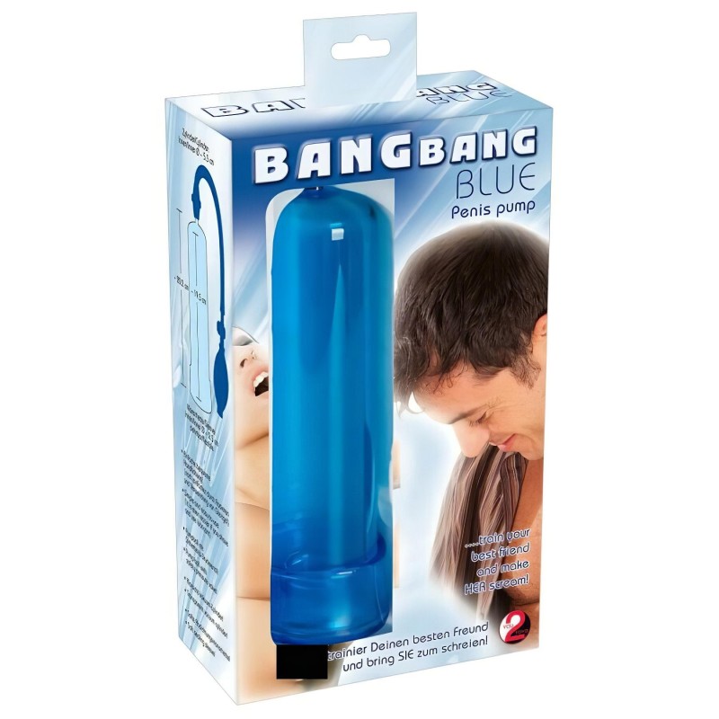 Bang Bang péniszpumpa - kék 109408 termék bemutató kép