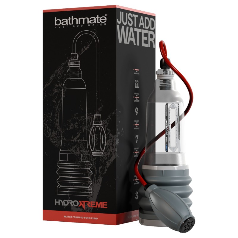 Bathmate HydroXtreme 7 Wide Boy - hidropumpa szett, péniszpumpa (átlátszó) 149487 termék bemutató kép