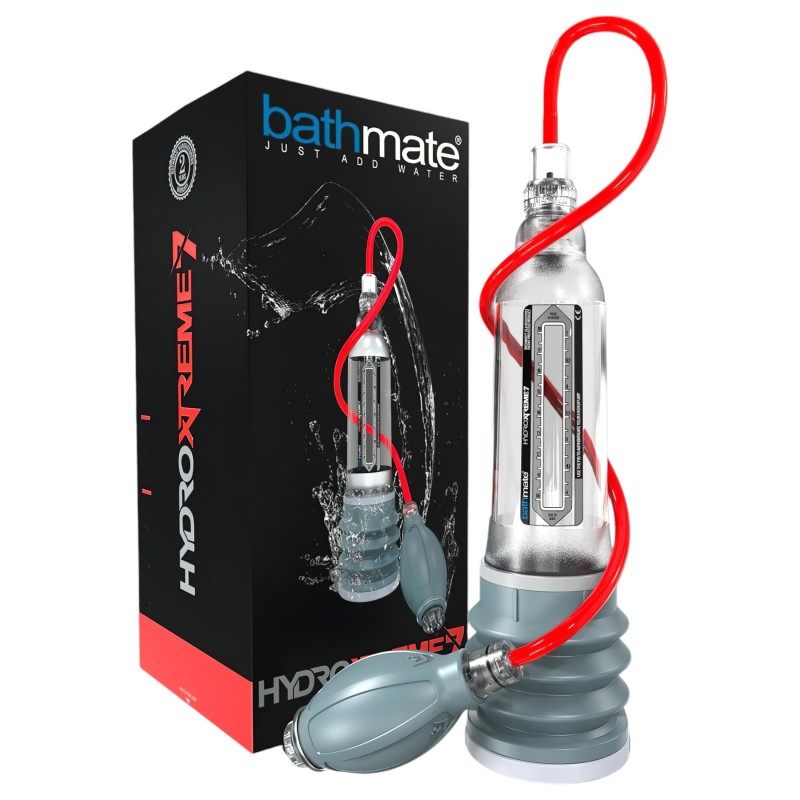 Bathmate Xtreme Hydromax 7 - hidropumpa szett, péniszpumpa (átlátszó) 157910 termék bemutató kép