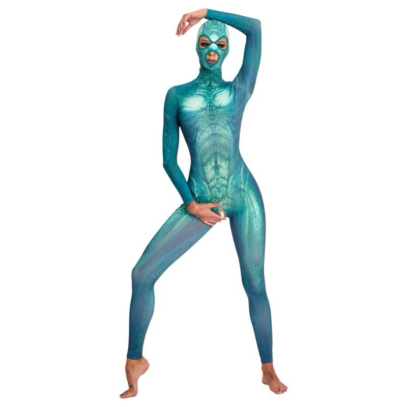Beasty Suits - Beasty overál, szexi jelmez (zöld) - S/M 166709 termék bemutató kép