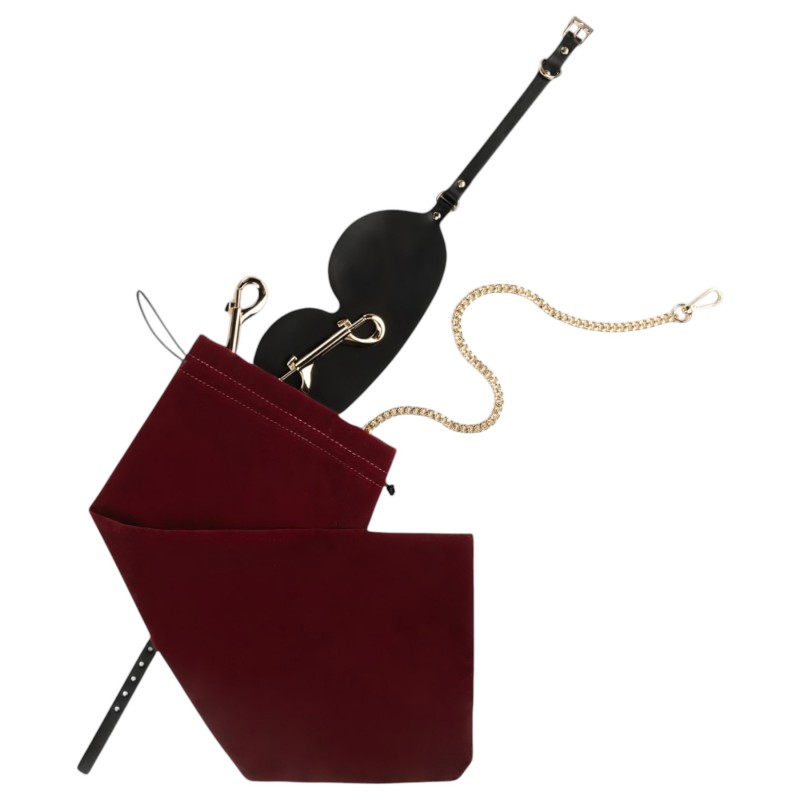 Bedroom Fantasies - 11 részes BDSM bőrönd (fekete) 128119 termék bemutató kép