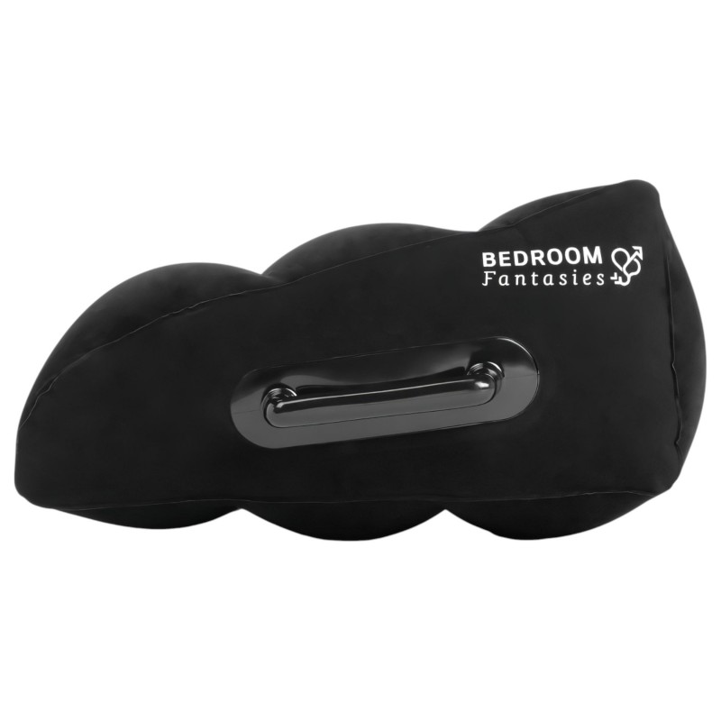 Bedroom Fantasies - felfújható szexpárna kapaszkodókkal (fekete) 116070 termék bemutató kép