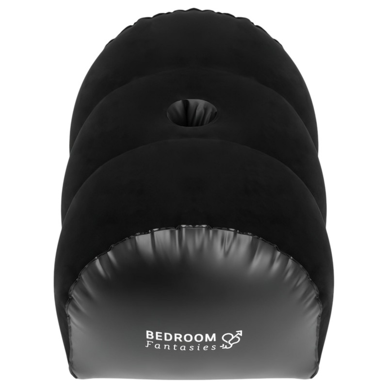 Bedroom Fantasies - felfújható szexpárna, vibrátor tartóval (fekete) 117760 termék bemutató kép