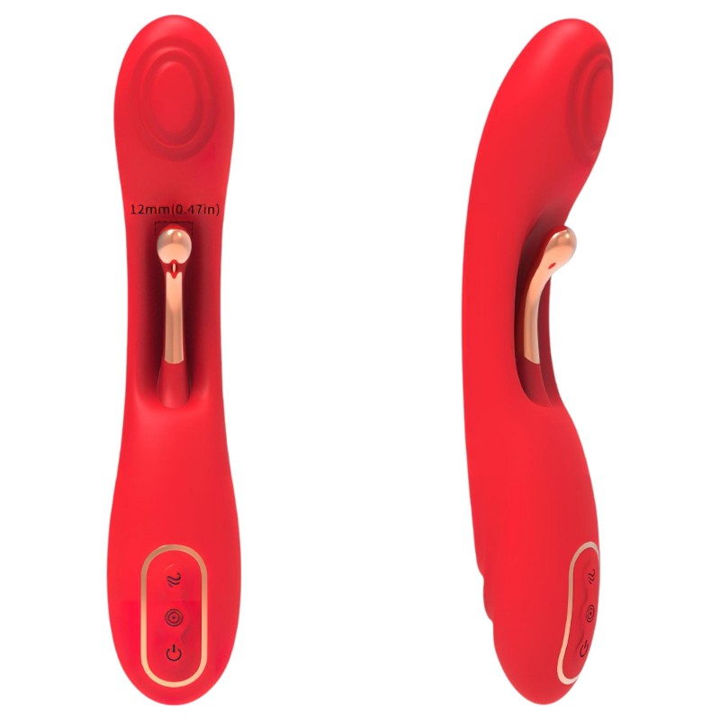 Bestoy - nyelves G-pont vibrátor (piros) 119076 termék bemutató kép