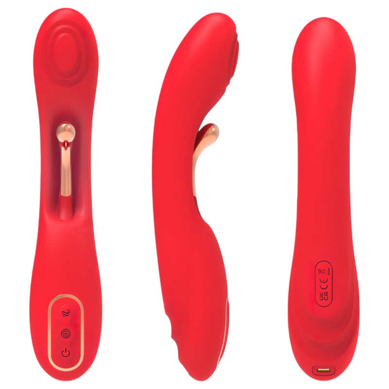 Bestoy - nyelves G-pont vibrátor (piros) 119077 termék bemutató kép