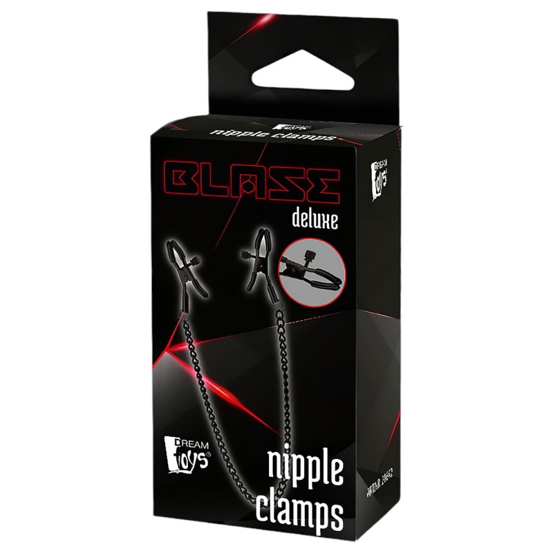 Blaze Deluxe - fém bimbócsipesz lánccal (fekete) 109819 termék bemutató kép