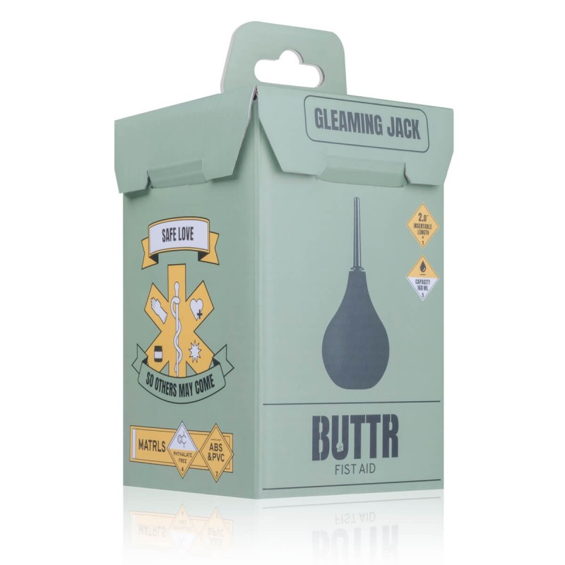 BUTTR Gleaming Jack - anál zuhany (fekete) 34454 termék bemutató kép