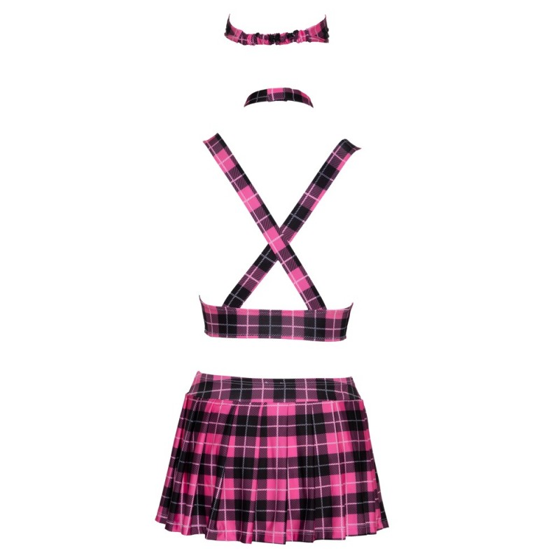Cottelli - kockás diáklány jelmez szett (pink) 69719 termék bemutató kép