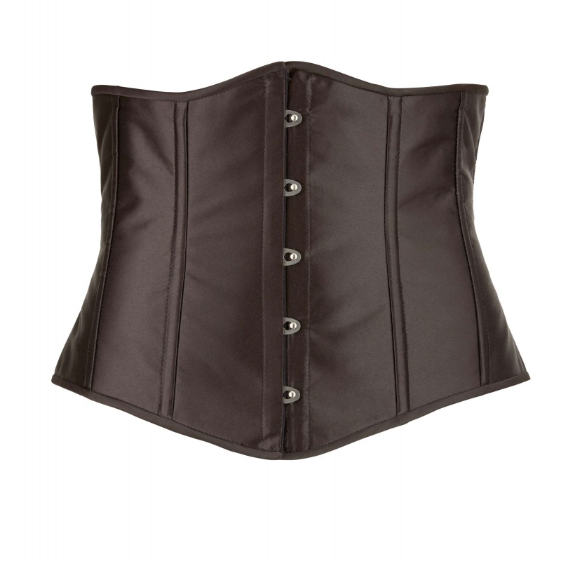 Cottelli Plus Size - szatén derékfűző (fekete) 20177 termék bemutató kép