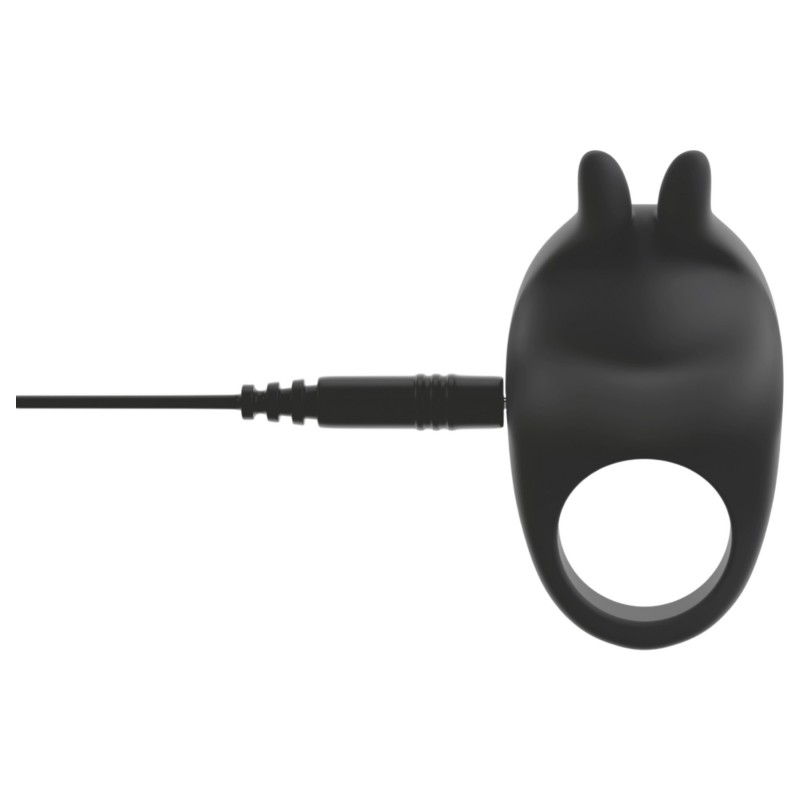 Couple Choice - péniszgyűrű és G-pont vibrátor (szürke) 127388 termék bemutató kép