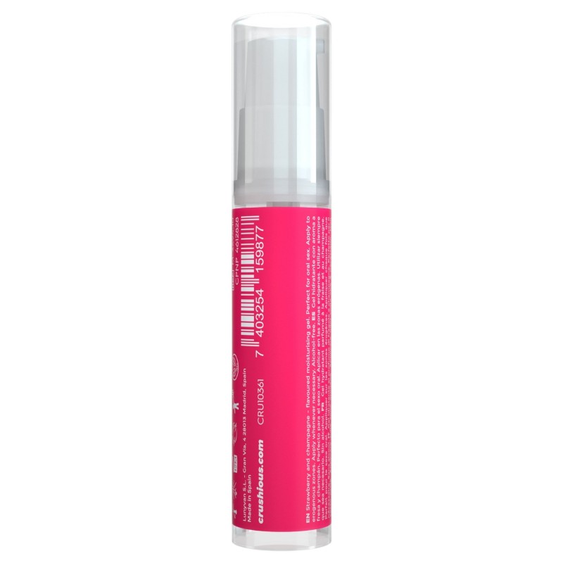 Crushious Steal My Kisses - ízes síkosító, eper-pezsgő (10ml) 148042 termék bemutató kép