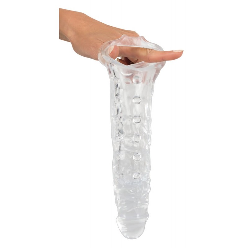 Crystal Skin - gömbös hosszabbító péniszköpeny 19216 termék bemutató kép