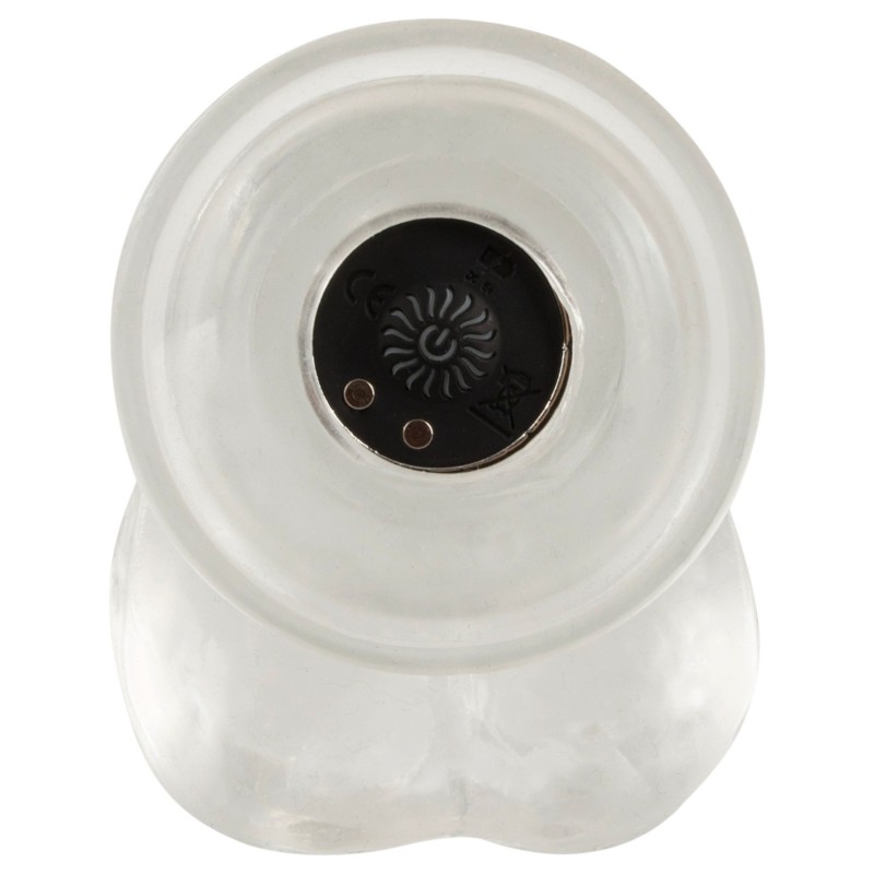 Crystal - Vibrátor tapadókoronggal (áttetsző) 128885 termék bemutató kép