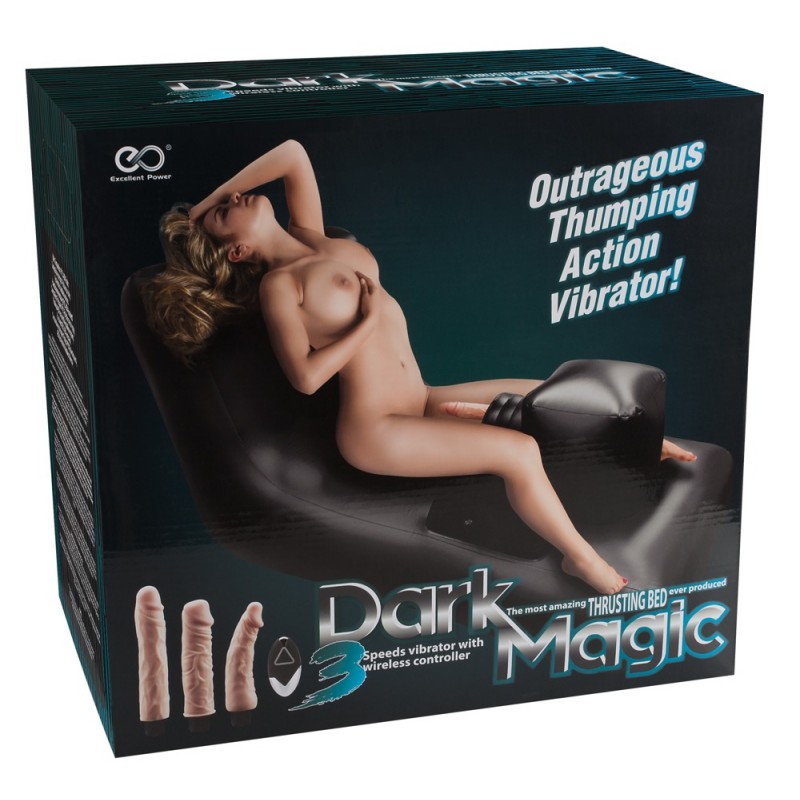 Dark Magic - elemes szexgép ággyal (fekete) 22583 termék bemutató kép