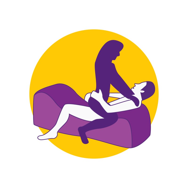 Desirel Magic Pillow - felfújható szex szófa - nagy (kék) 145457 termék bemutató kép