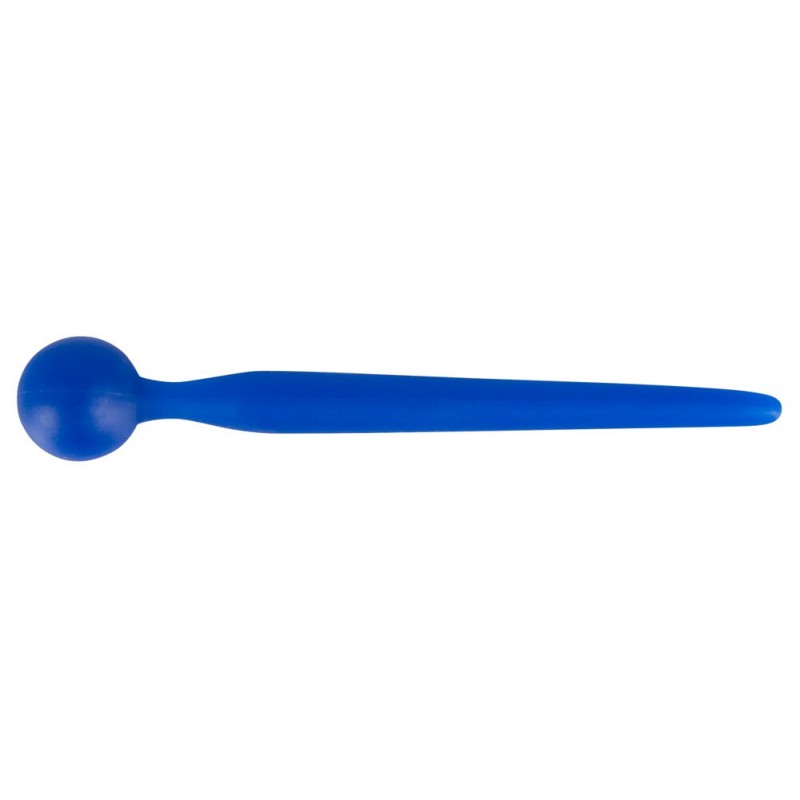Dilator Sperm Stopper - gömbös, szilikon húgycsőtágító dildó (kék) 12926 termék bemutató kép