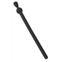 DILATOR - üreges szilikon húgycső dildó - fekete (7mm) 23102 termék bemutató kép