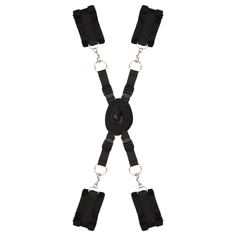 Dreamtoys Blaze - ágyrögzítő kötözőszett (fekete) 139700 termék bemutató kép