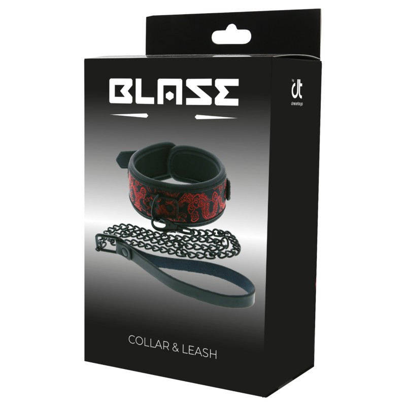 Dreamtoys Blaze - nyakörv és póráz szett (piros) 139713 termék bemutató kép